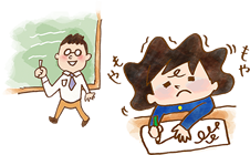 勉強がわからずモヤモヤする子