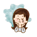 不安で泣いてしまうお母さん