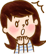ビックリするお母さん