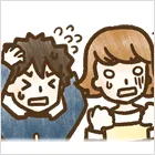 イラスト:塾で伸びない子と迷うお母さん