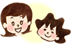 ニコニコ親子